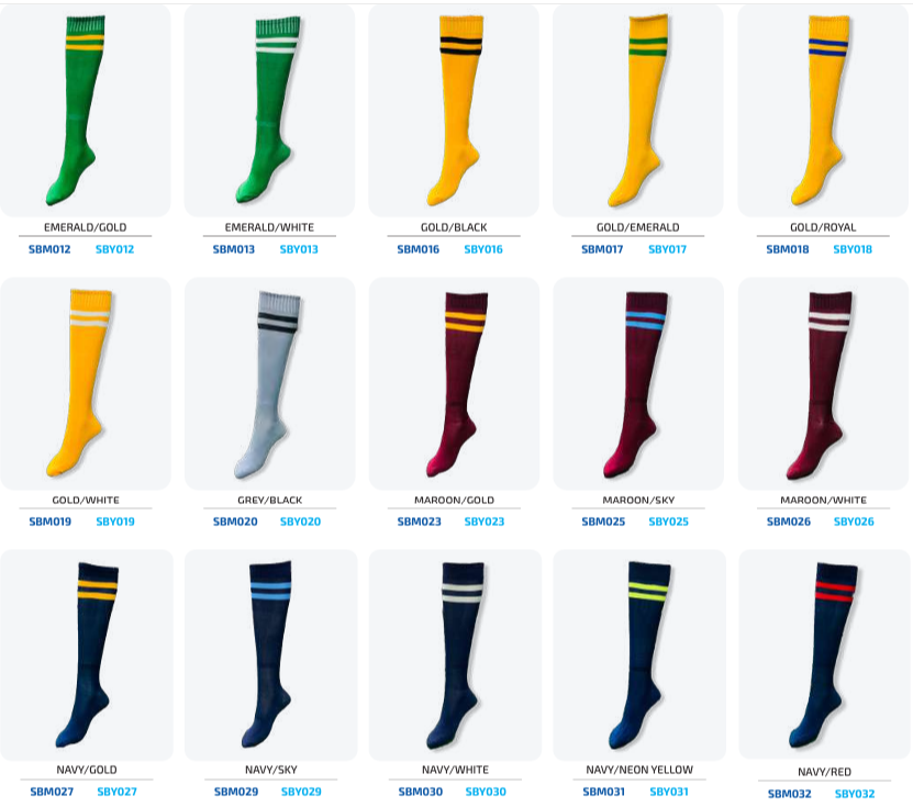 The Soccer Basic Sock range set of 14