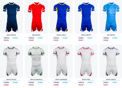 Italy Range Football Kits 14pce